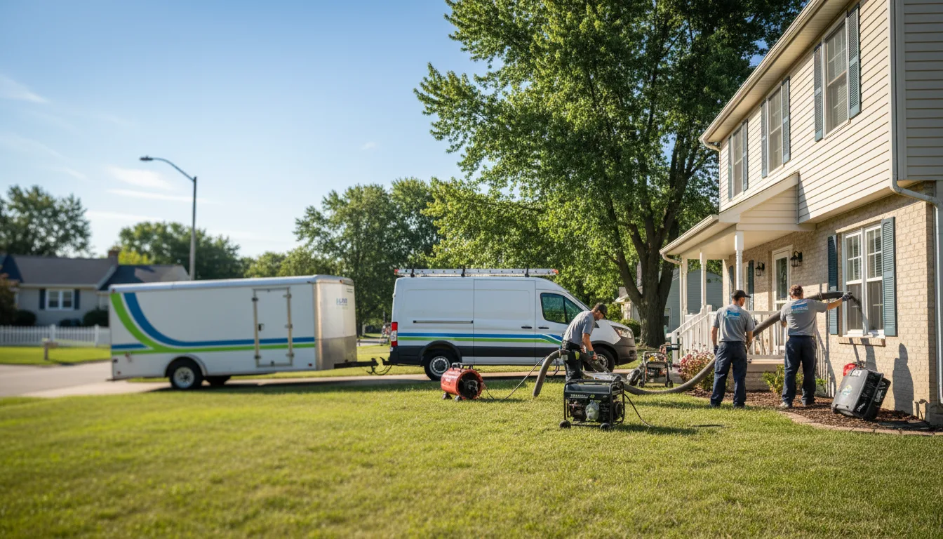 Flooded Basement Restoration And Cleanup With Repair in Anna, IL near me